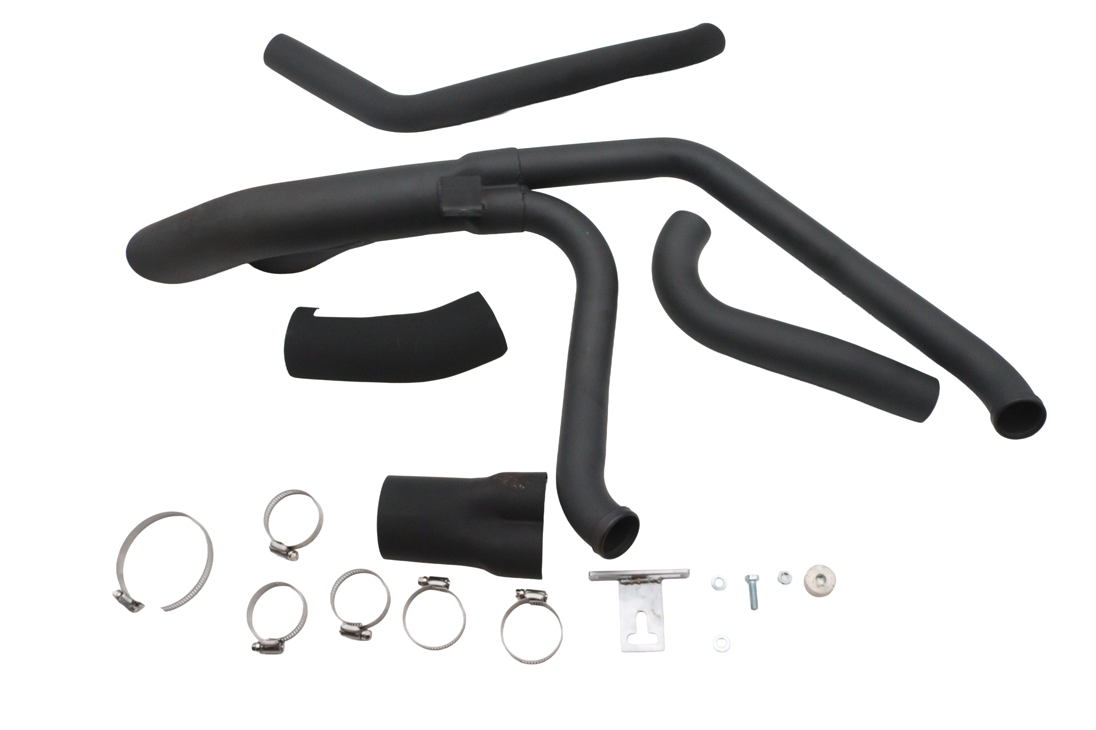 Afterburner exhaust system black for Harley-Davidson Touring 1985-2006