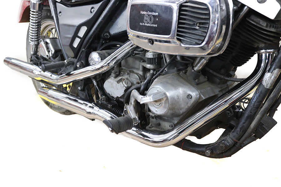 Complete Exhaust System for Harley-Davidson Shovelhead FXR 1982-1983