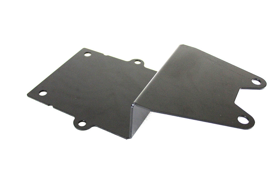 Horseshoe Oil Tank Base Black For Harley-Davidson FL 1941-1964