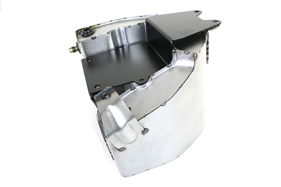 Horseshoe Oil Tank Base Black For Harley-Davidson FL 1941-1964