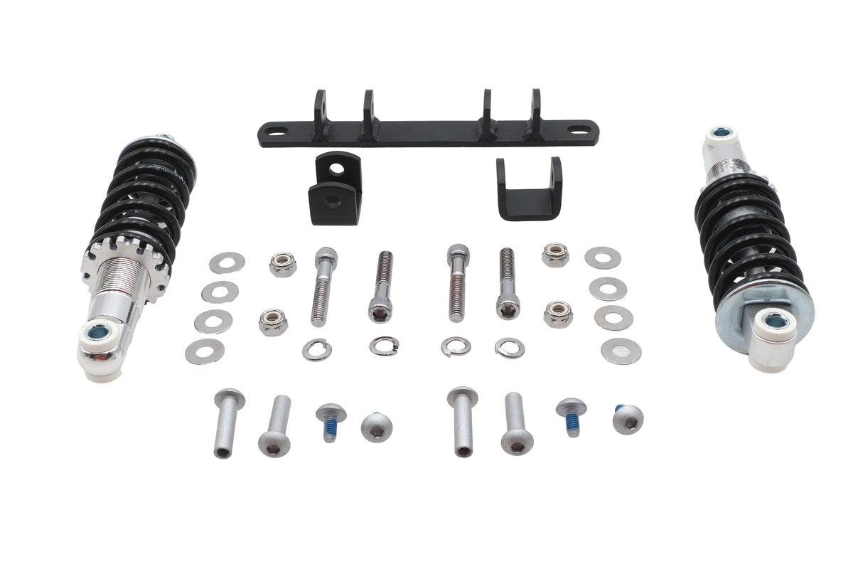 Solo seat mount kit dual shocks for Harley-Davidson