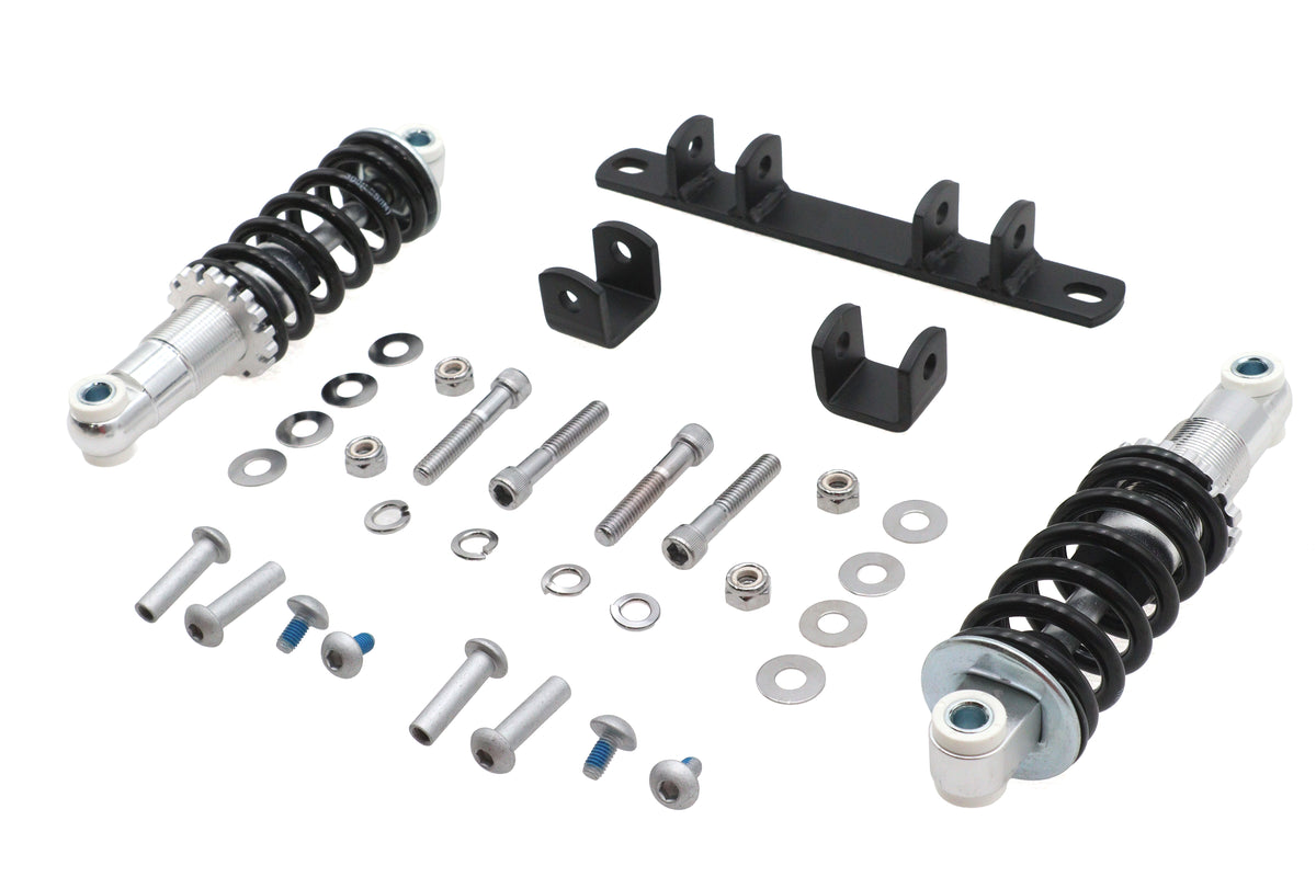 Solo seat mount kit dual shocks for Harley-Davidson