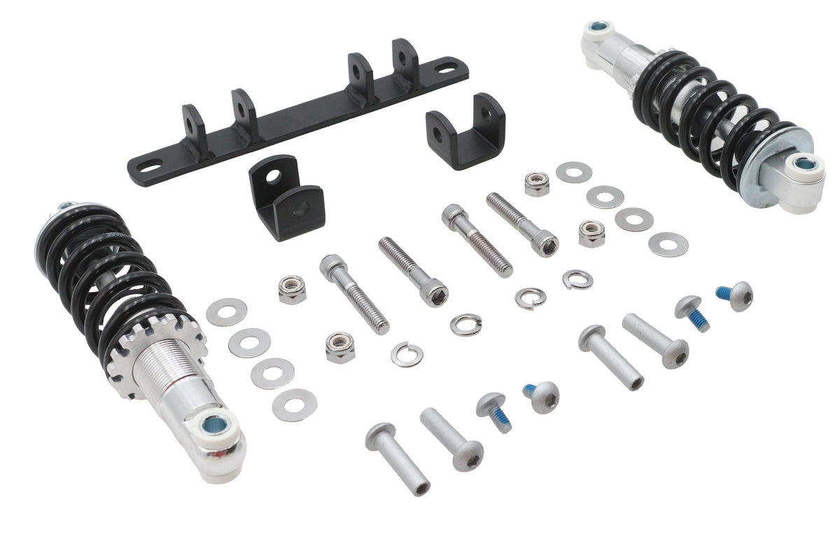 Solo seat mount kit dual shocks for Harley-Davidson