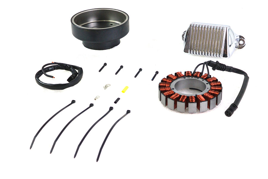 Kit de sistema de carga de alternador de 50 amperios para Harley-Davidson