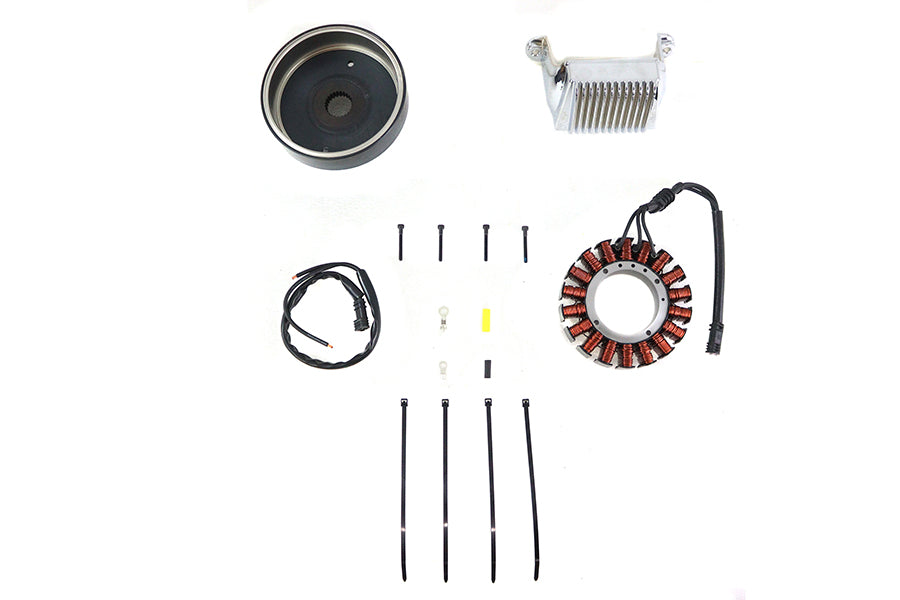 Kit de sistema de carga de alternador de 50 amperios para Harley-Davidson