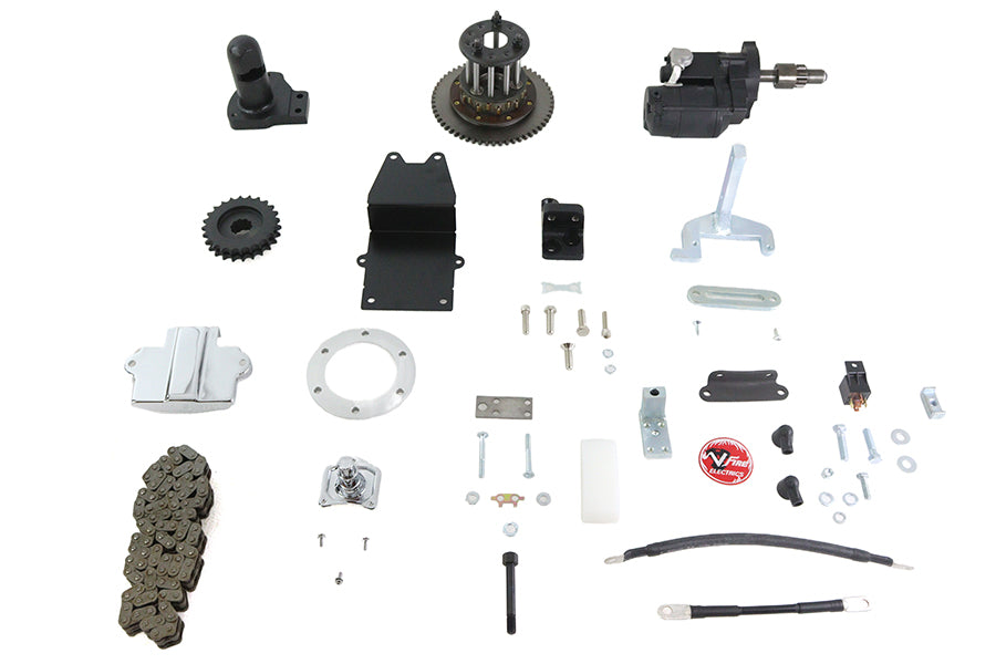 Electric Starter Motor Conversion Kit For Harley-Davidson 1954-1957