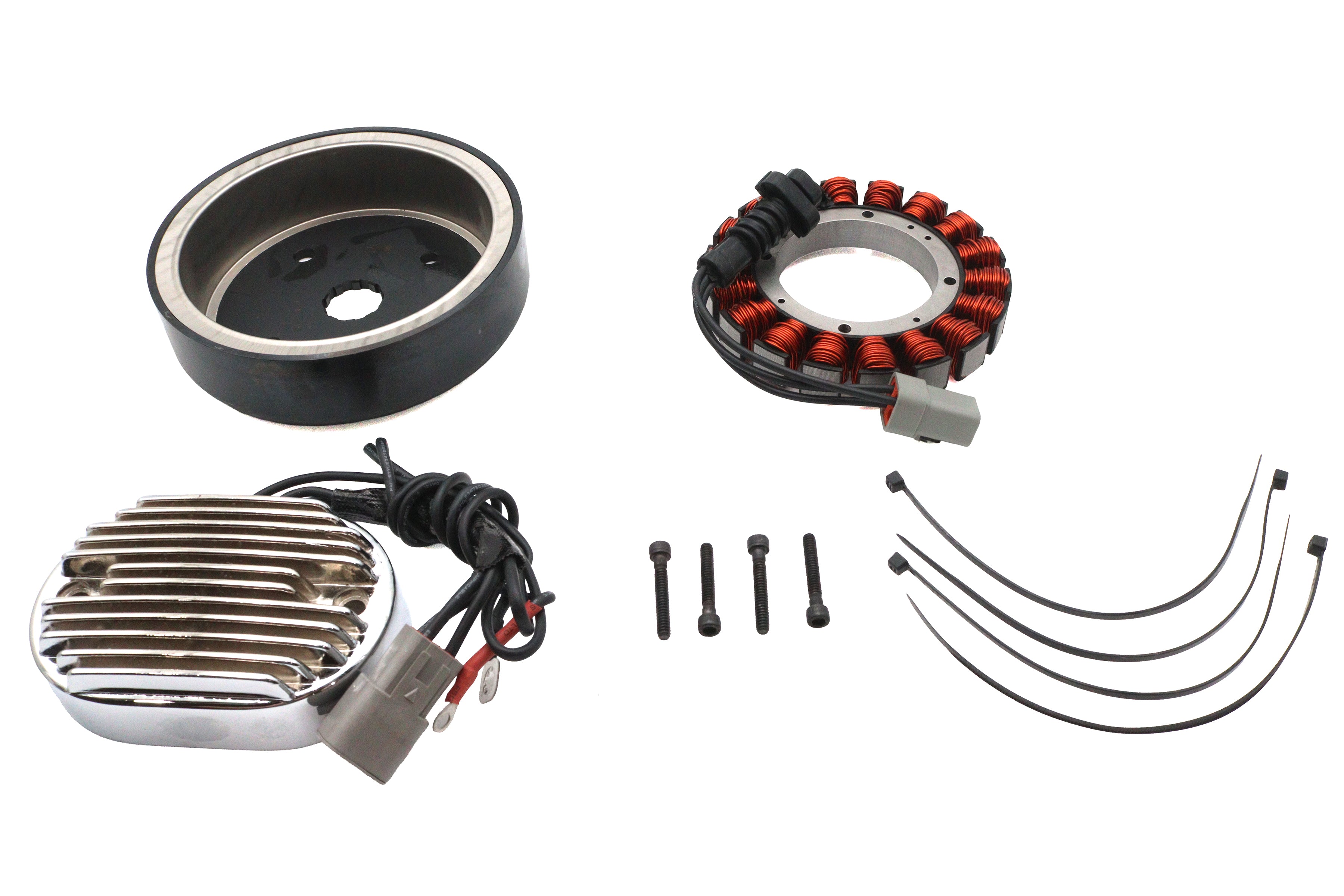 38 AMP Alternator Charging Kit for Harley-Davidson 1999-2006