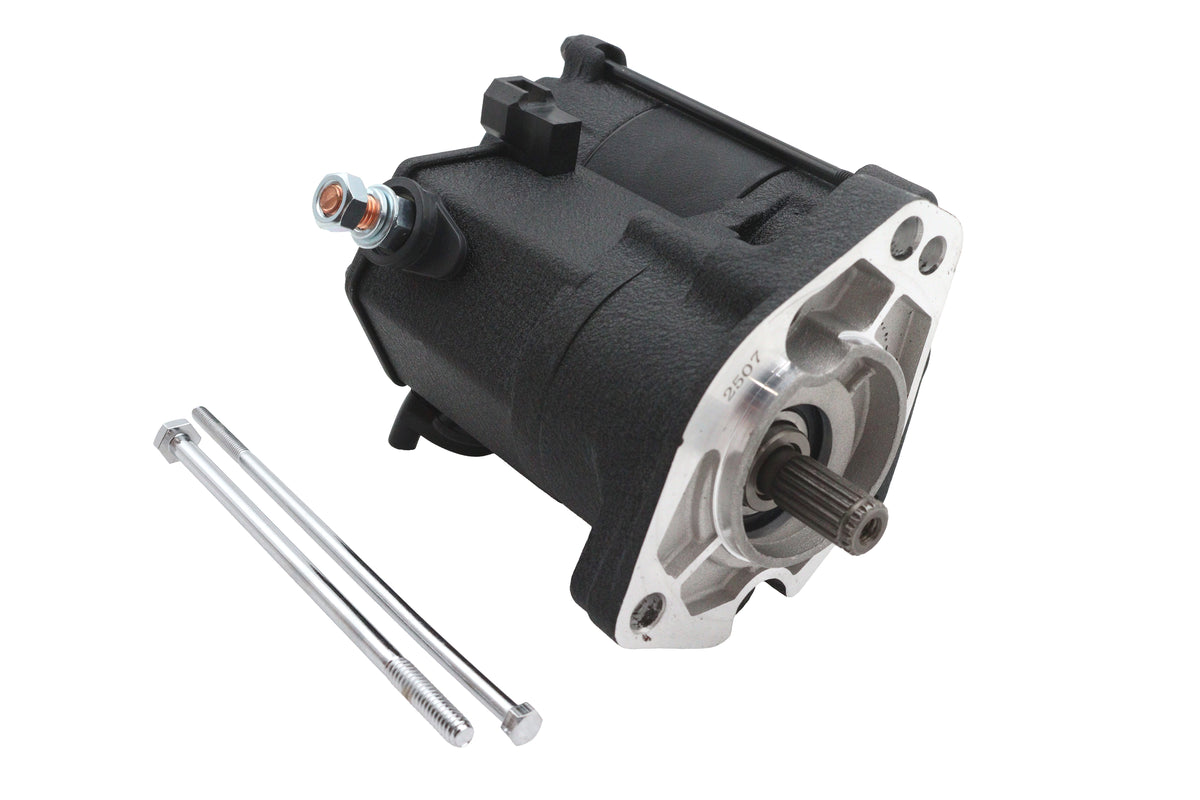 Ultima Thunder Fire starter motor 1.4KW black for Harley-Davidson