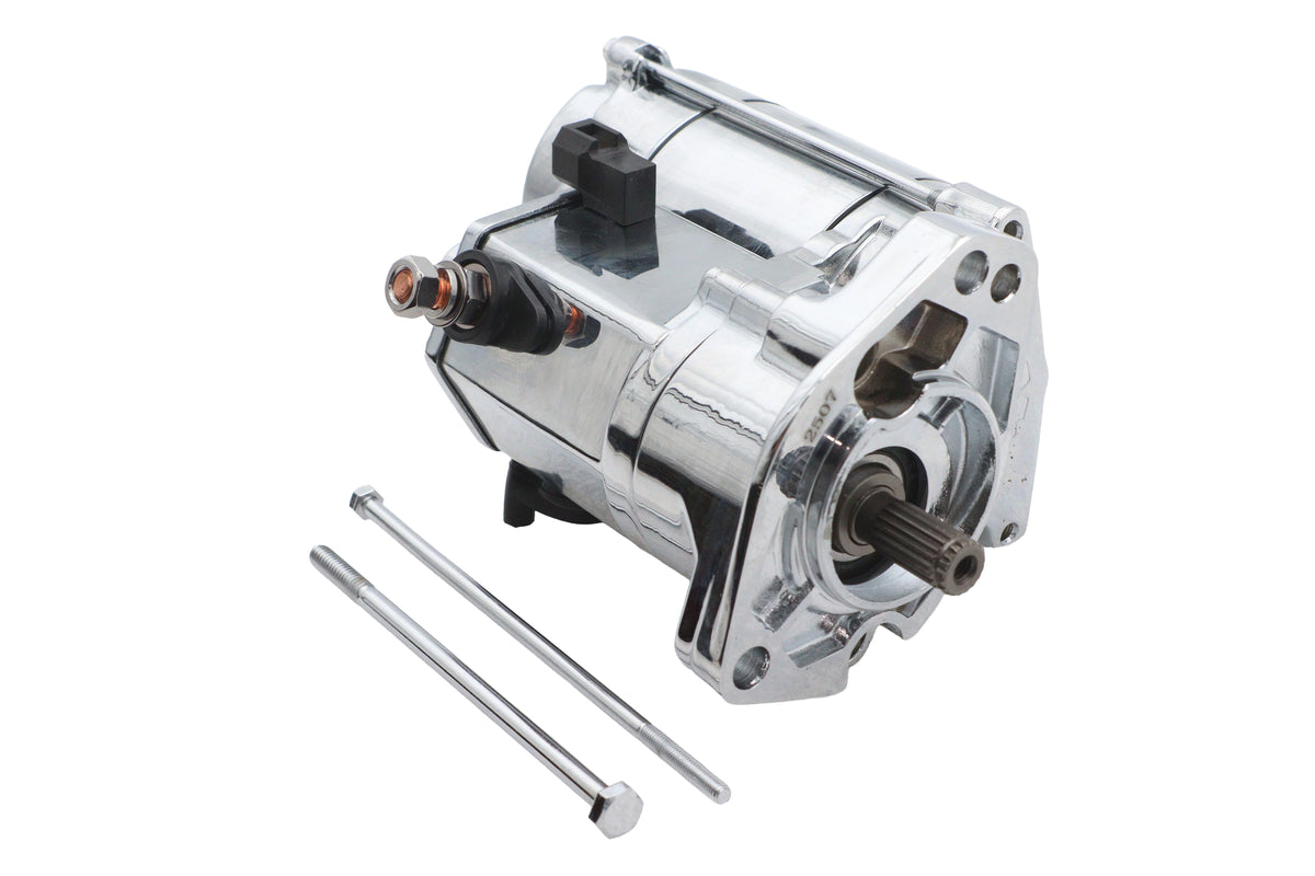 Ultima Thunder Fire starter motor 1.75KW chrome for Harley-Davidson