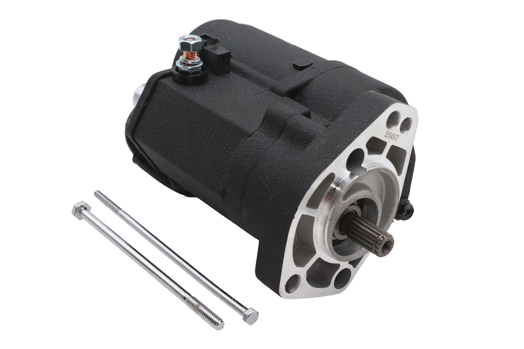 Ultima Thunder Fire starter motor 2.0KW black for Harley-Davidson