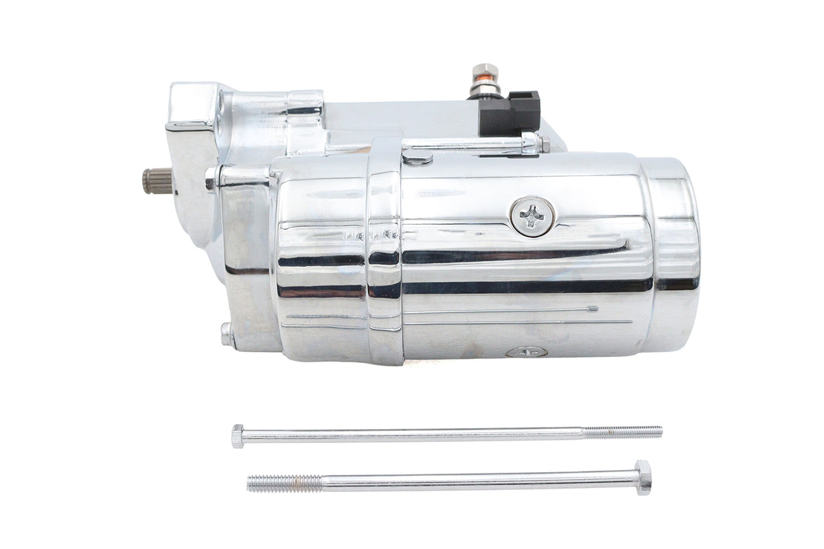 Ultima Thunder Fire starter motor 2.4KW chrome for Harley-Davidson