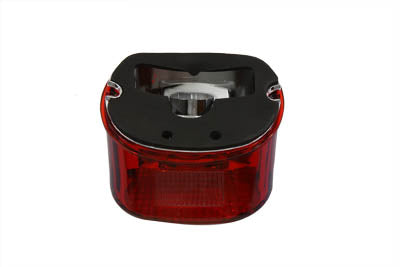 Lente de luz trasera Laydown estilo rojo para Harley-Davidson