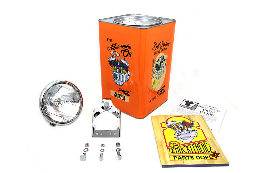Headlamp assembly chrome for Harley-Davidson Flathead 1936-1957