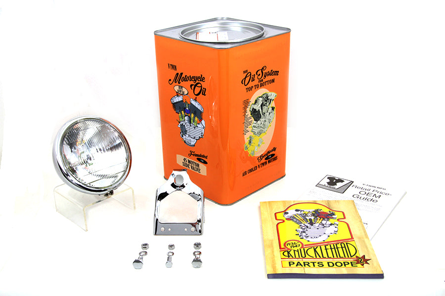 Headlamp assembly chrome for Harley-Davidson Flathead 1936-1957