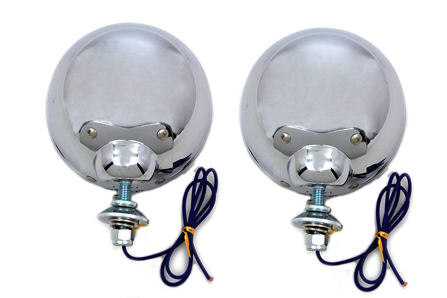 H-3 Blue Lens Spotlamp Set For Harley-Davidson