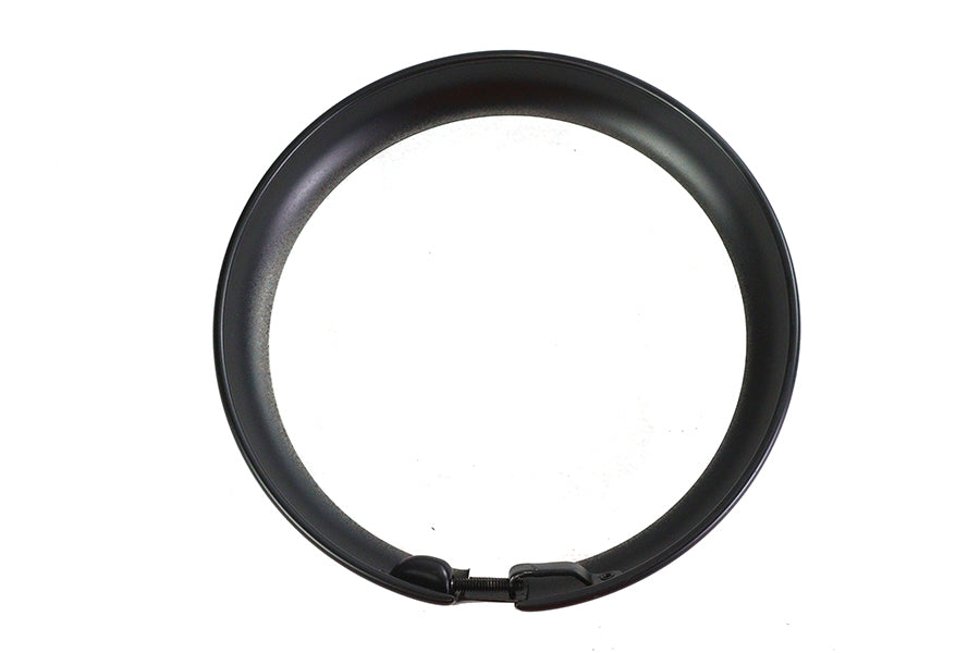 7" Headlamp Black Outer Rim For Harley-Davidson Panhead
