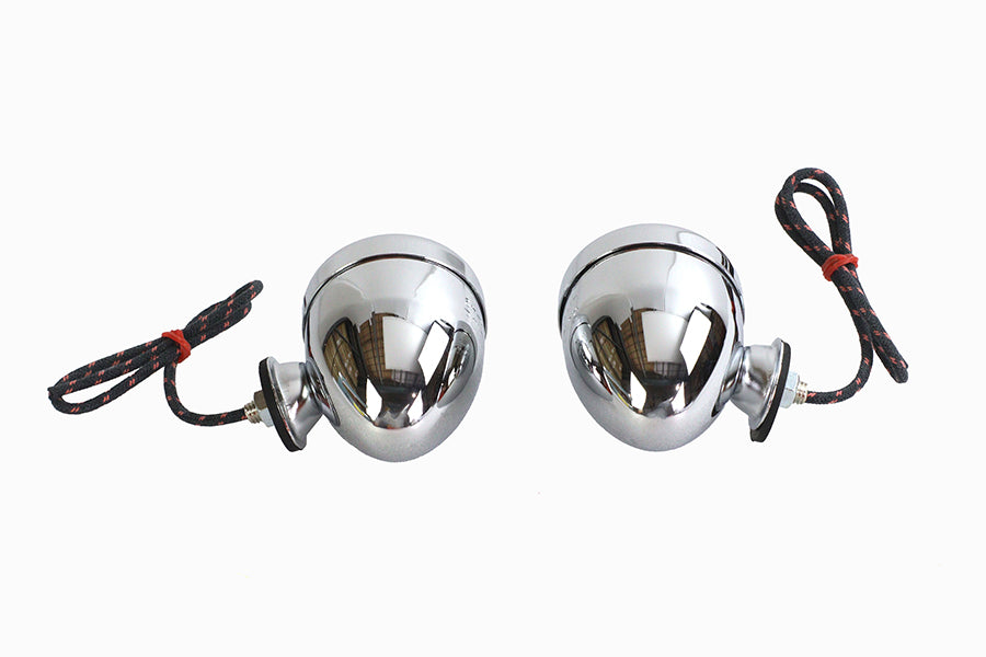 Replica Guide DH-49 Bullet Marker Lamp Set For Harley-Davidson