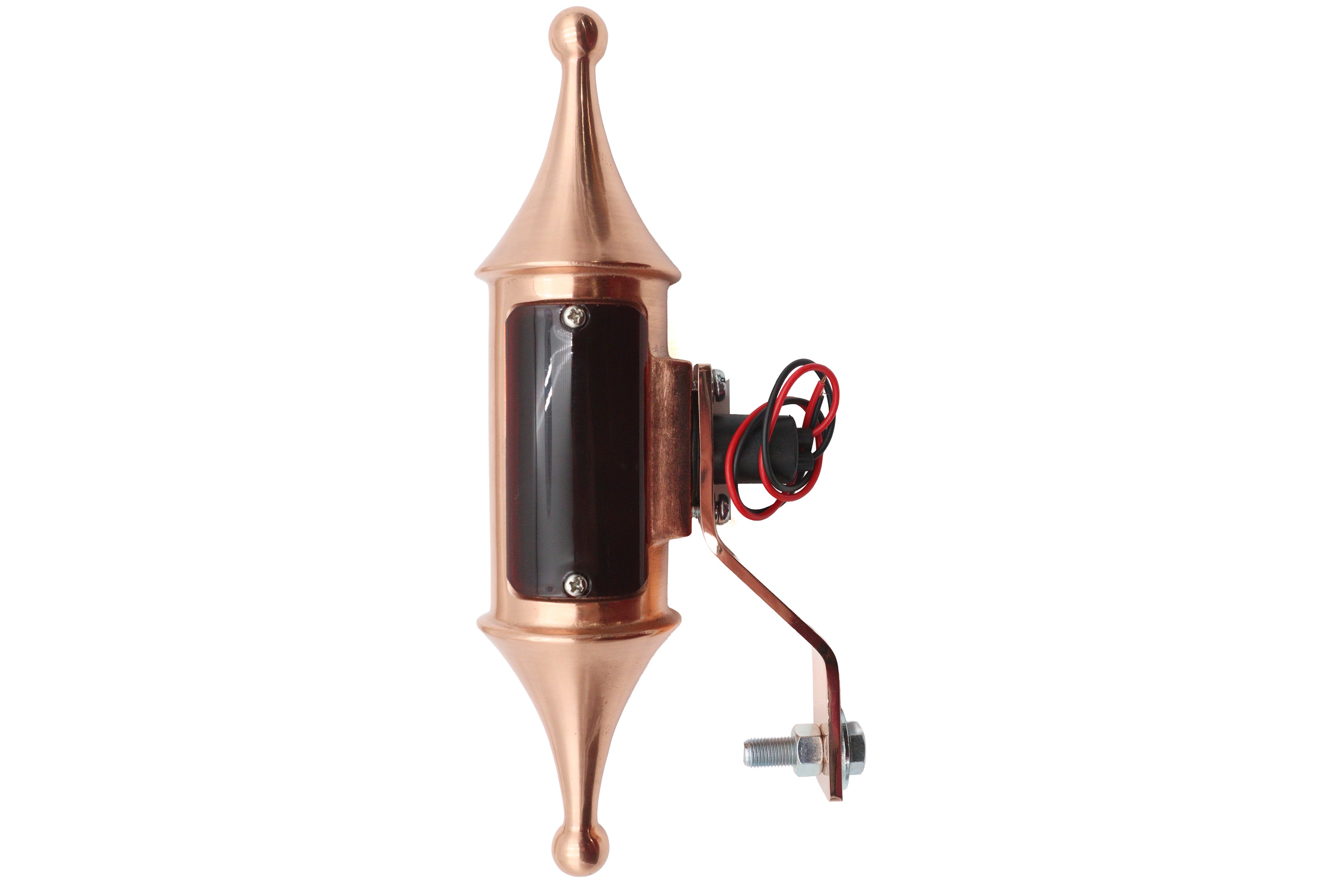 Finch pawn lamp copper red lens for Harley-Davidson