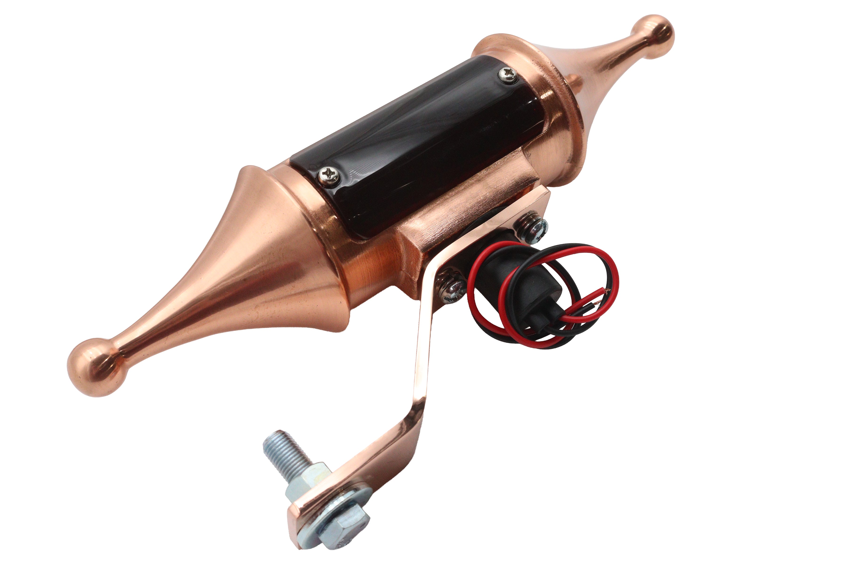 Finch pawn lamp copper red lens for Harley-Davidson