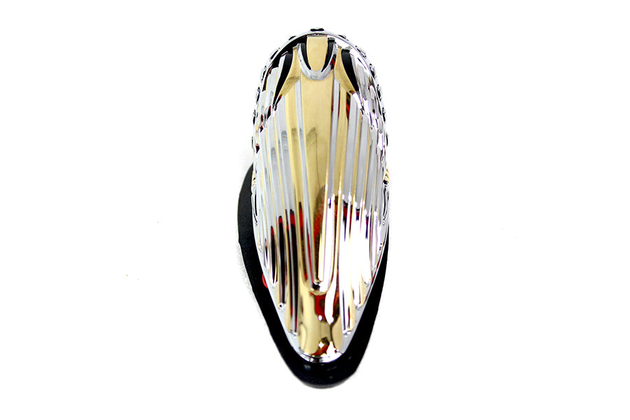 Indian Head Fender Ornament Chrome and Gold