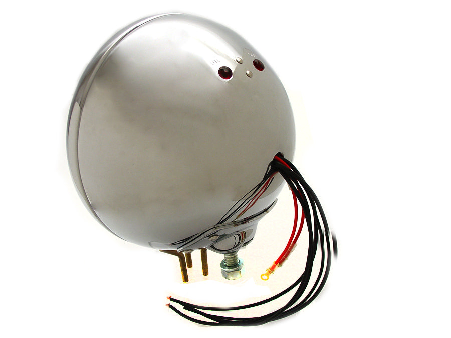 Chrome 7" Headlamp For Harley-Davidson Sportster 1954-1958