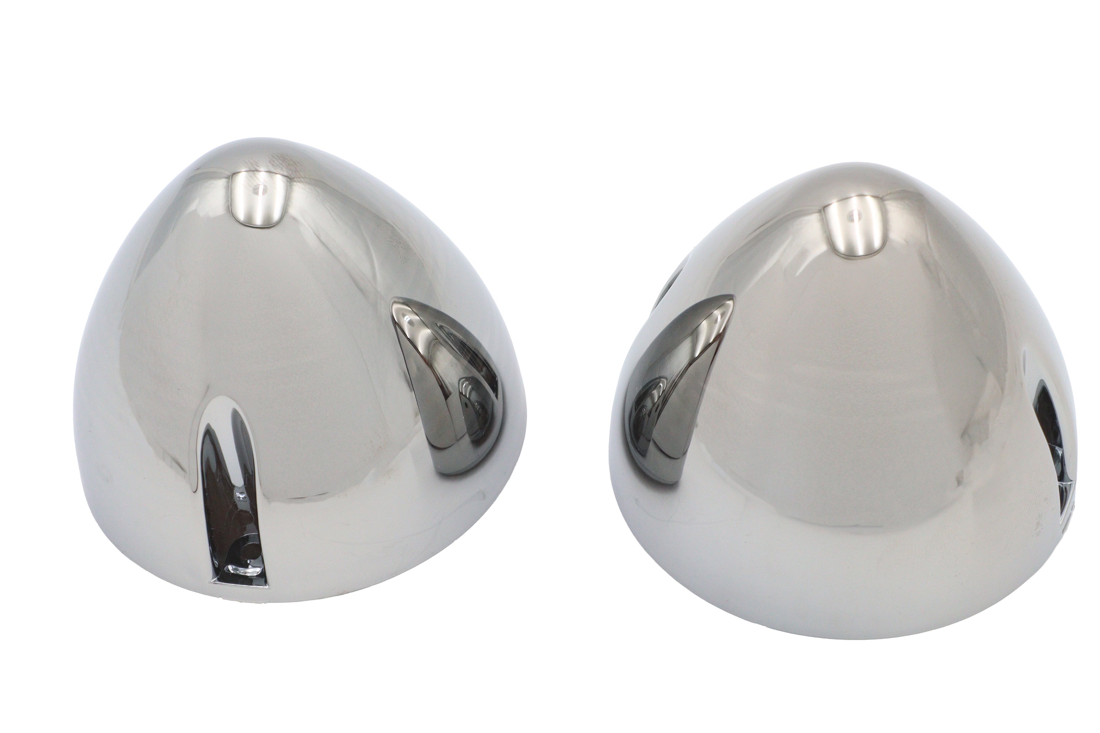 Chrome bullet turn signal lens cover for Harley-Davidson