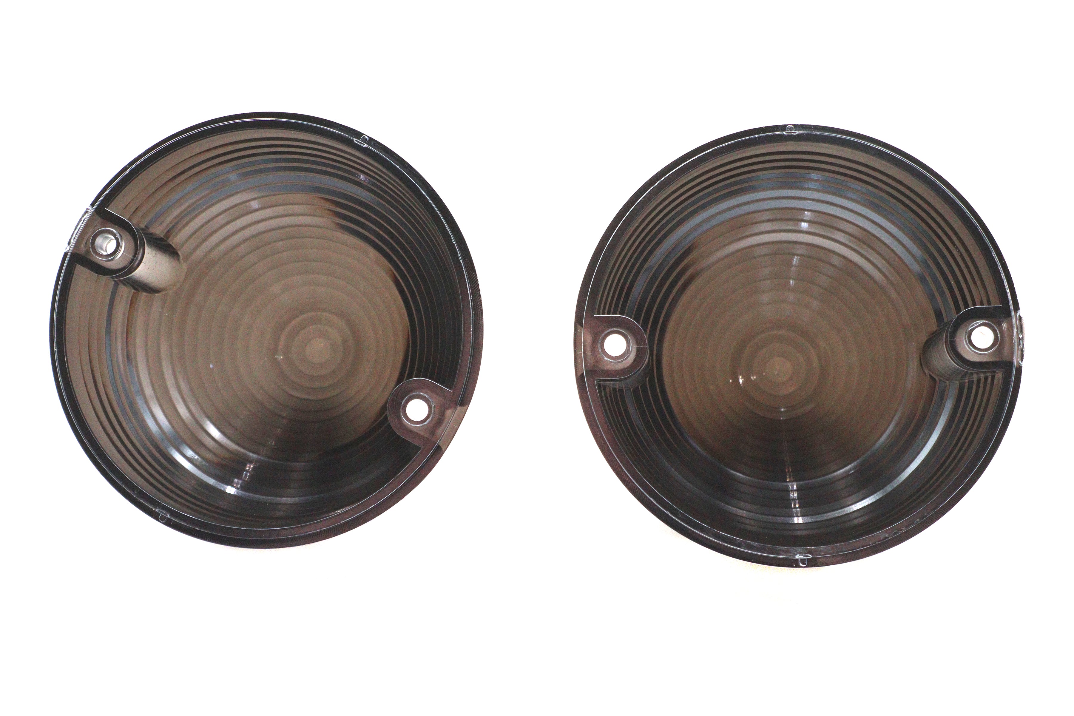Chrome bullet turn signal lens cover for Harley-Davidson