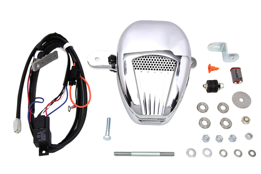 Jims Forceflow cylinder head cooler kit chrome for Harley-Davidson