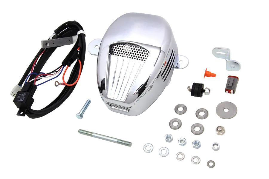 Jims Forceflow cylinder head cooler kit chrome for Harley-Davidson