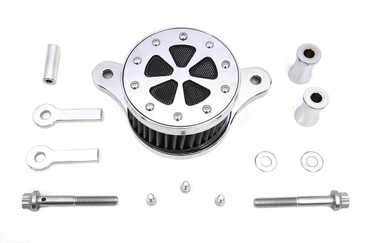 Stage 1 Custom Air Cleaner Kit Chrome For Harley-Davidson Twin Cam