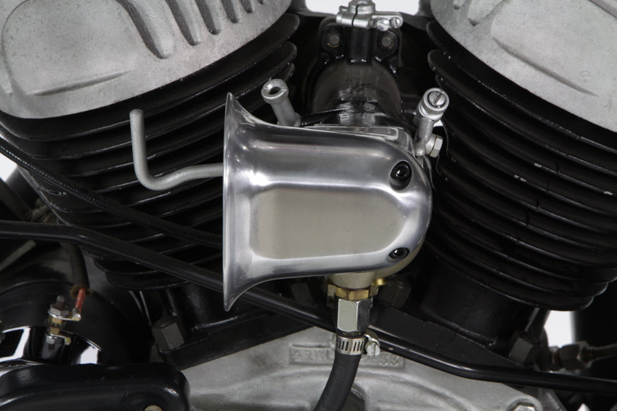 Toma de aire para carburador Linkert pulida para Harley-Davidson 1936-1965