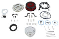 Vintage siren style high flow air cleaner assembly for Harley-Davidson