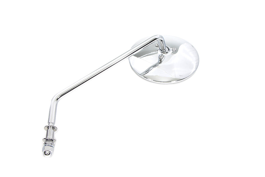 Espejo Redondo Acero Inoxidable con Vástago Billet Para Harley-Davidson