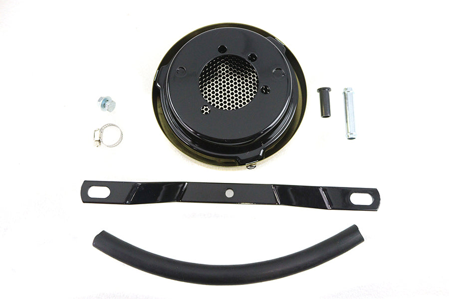 Filtro de aire perforado de latón de la vieja escuela para Harley-Davidson