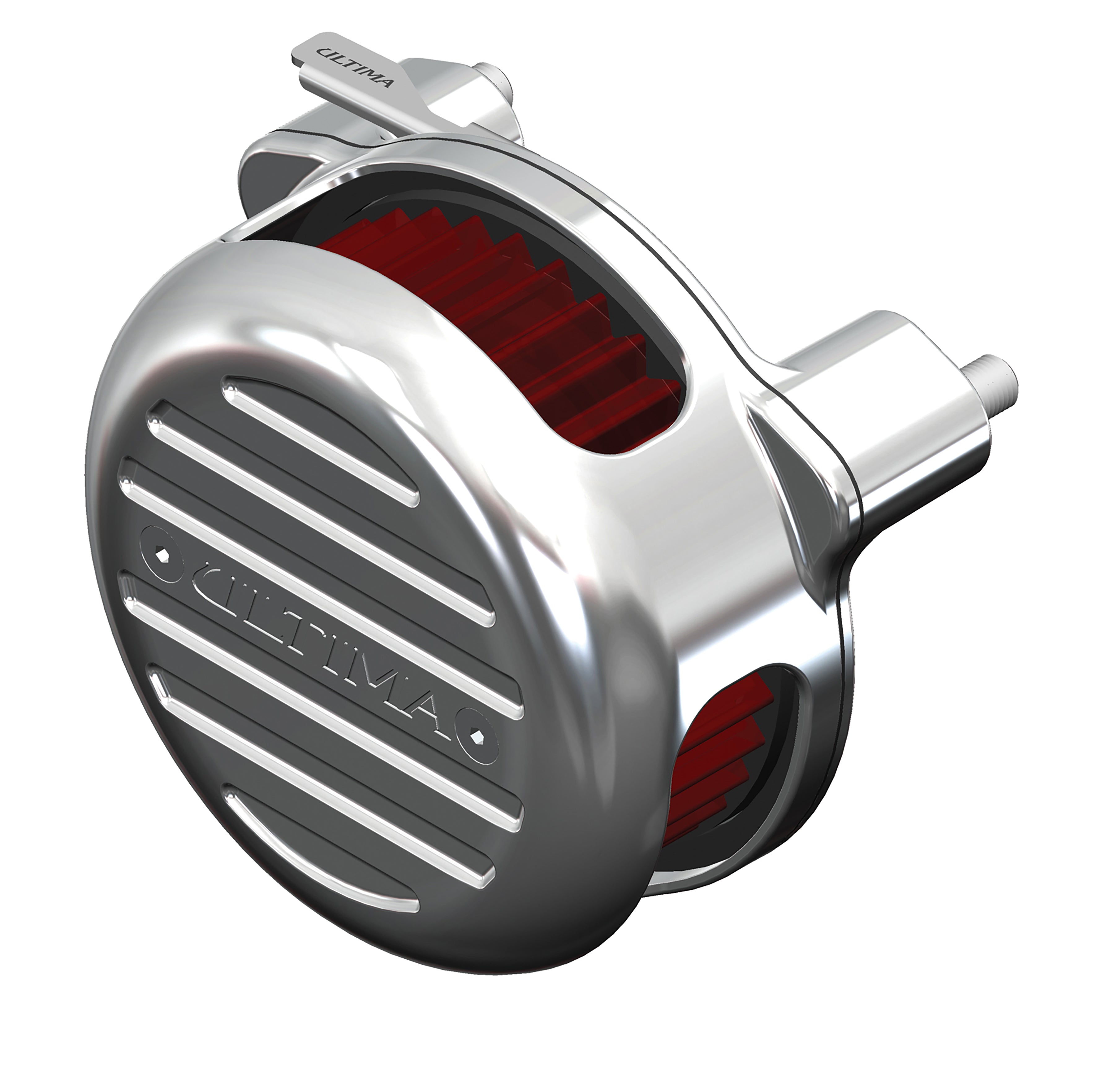 Ultima Free Flow Milled Air Cleaner Kit Chrome For Harley-Davidson