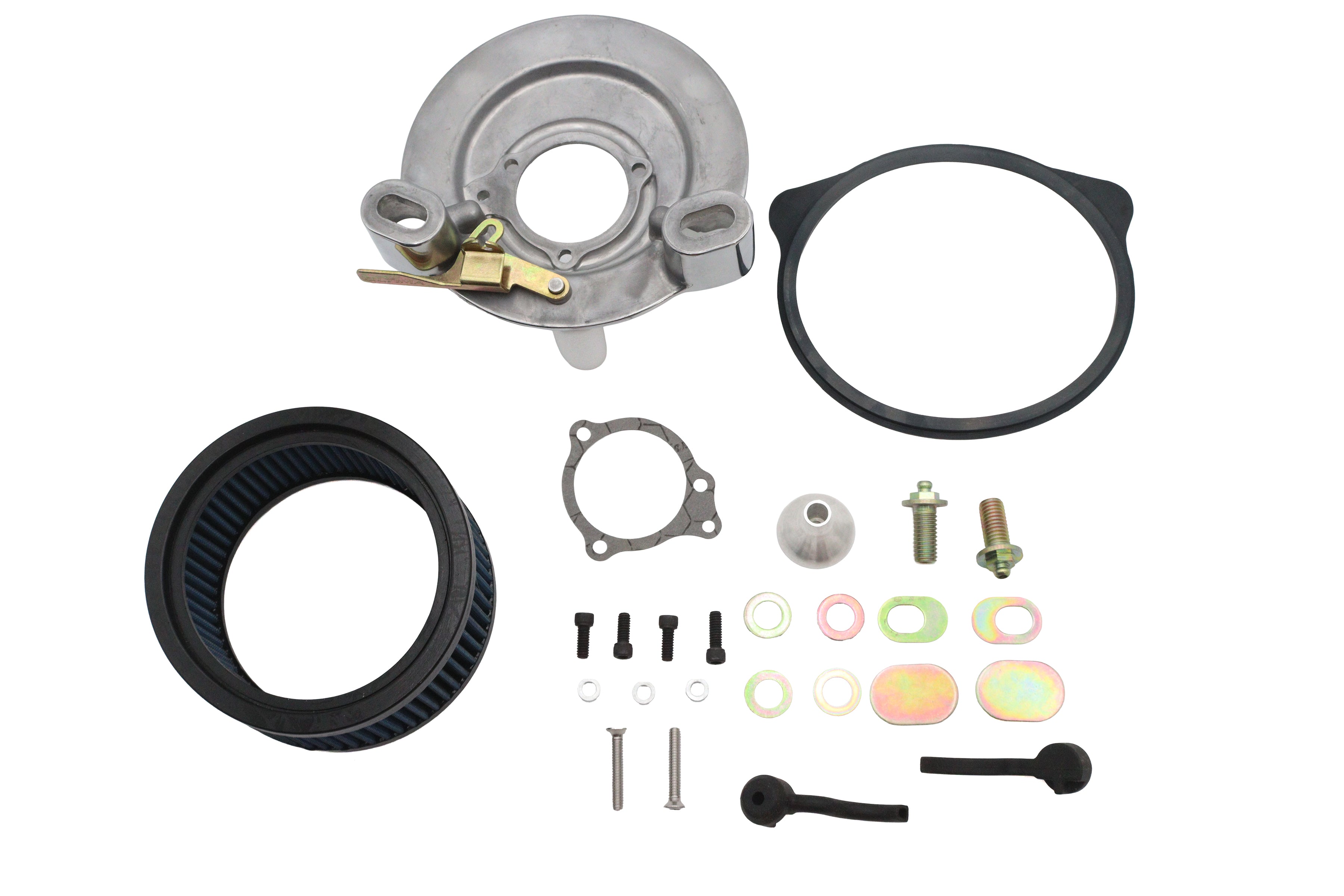 Ultima Free Flow Finned Air Cleaner Kit Polished