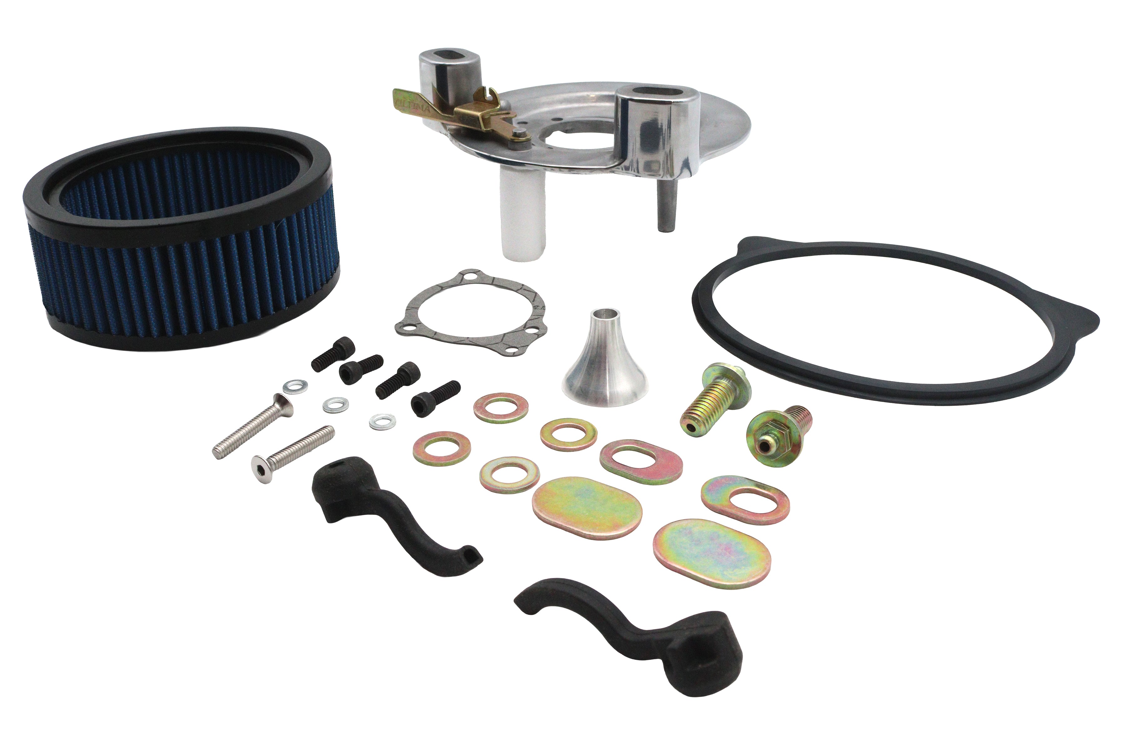 Ultima free flow air cleaner for Harley-Davidson with S&S carburetor