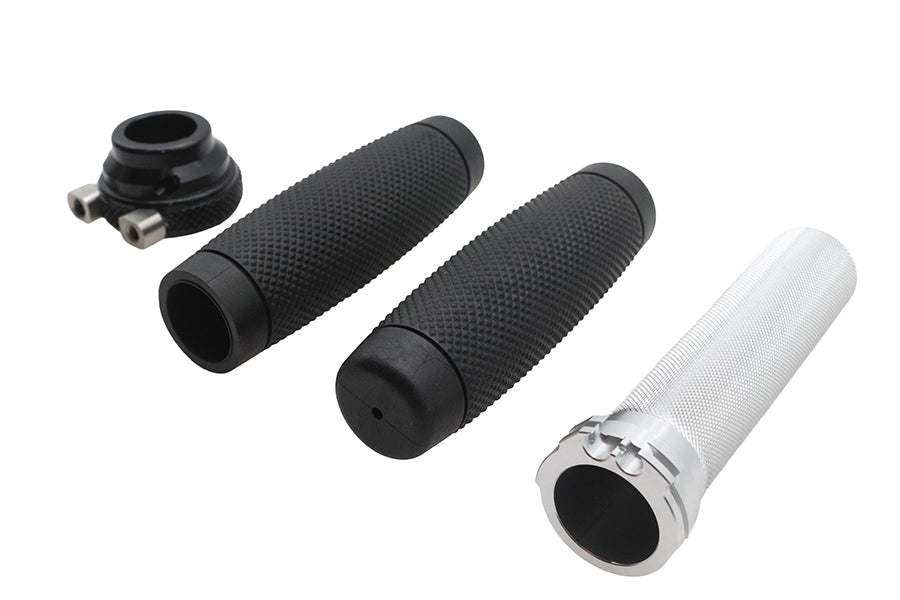Ultima twist grip assembly black for Harley-Davidson
