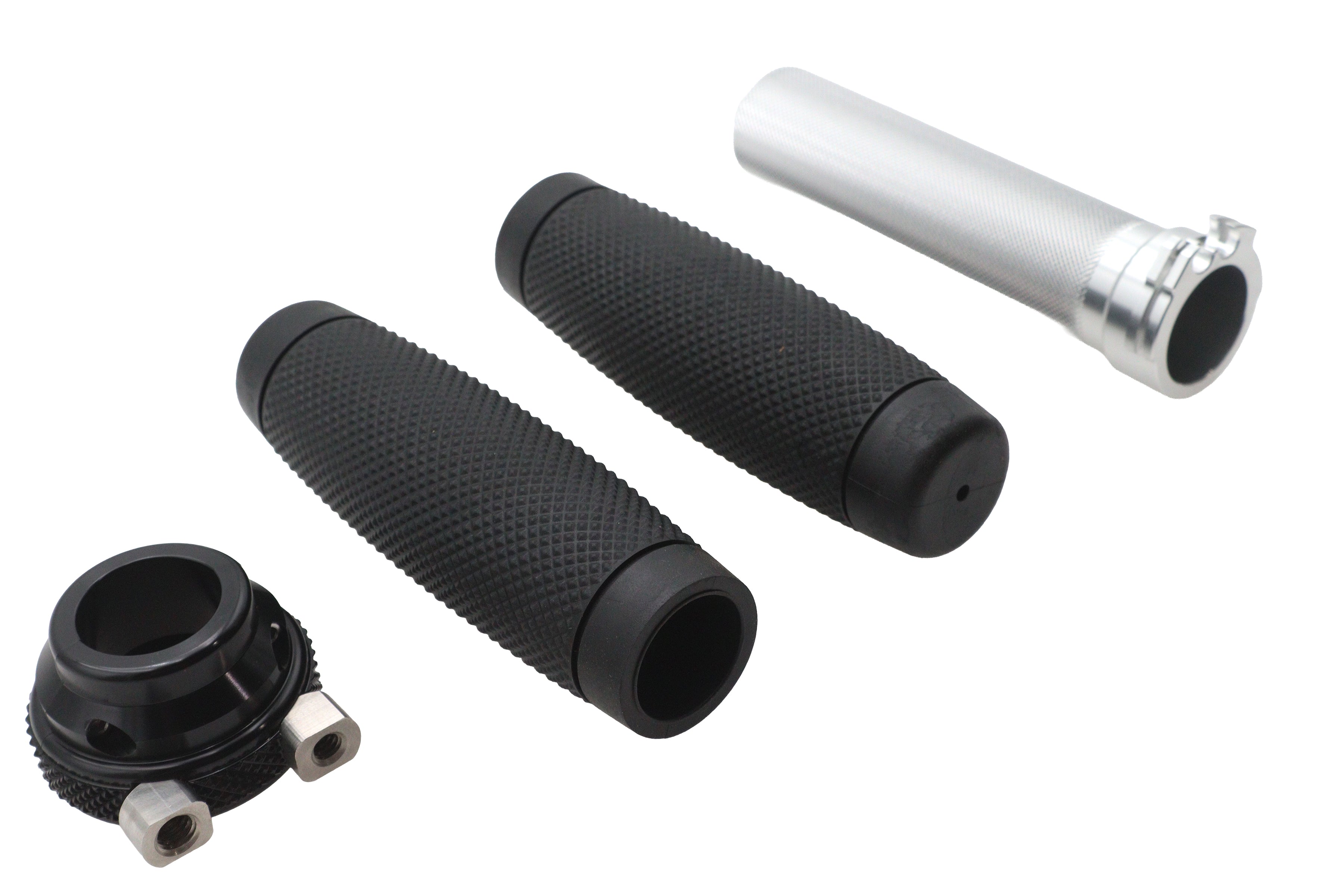 Ultima twist grip assembly black for Harley-Davidson