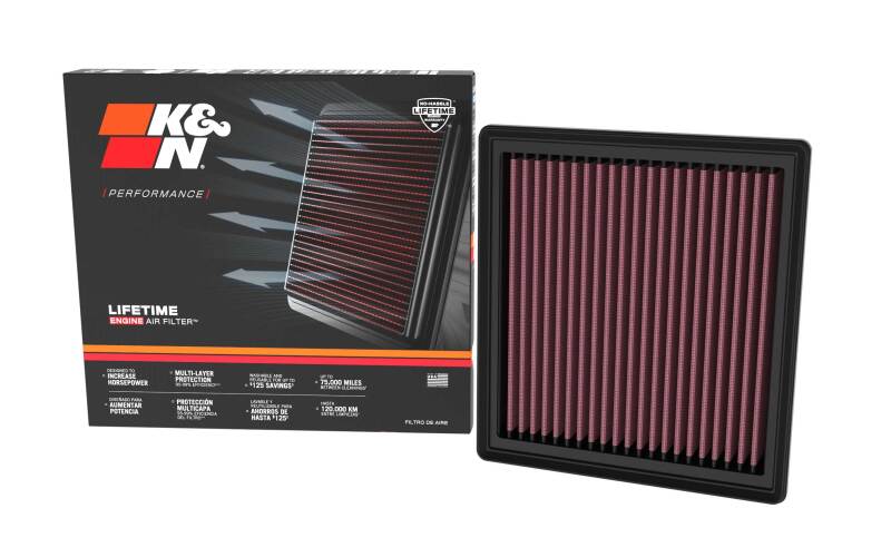 Filtro de aire de motor de alto flujo K&amp;N 2024 Mazda CX-90