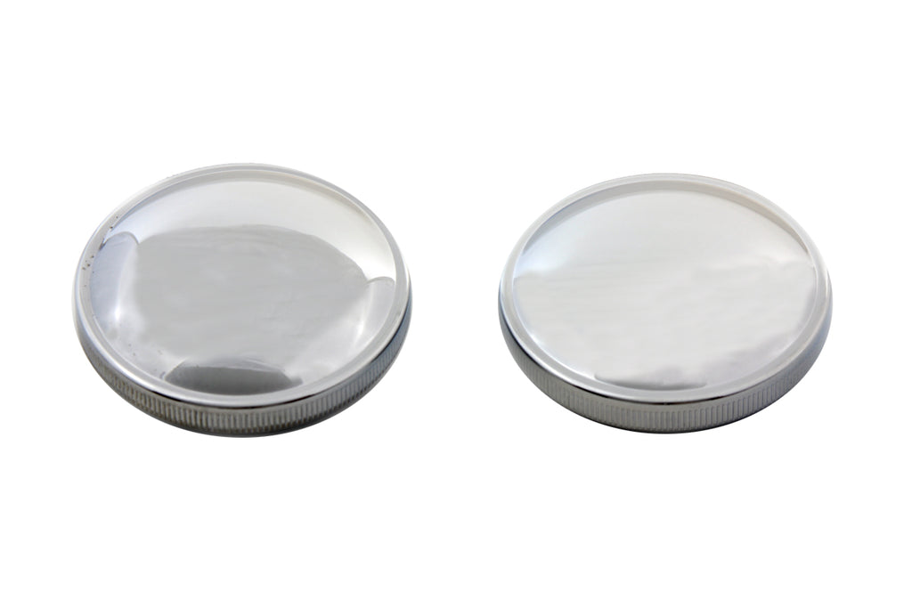 Gas cap set chrome for Harley-Davidson Shovelhead 1973-1982