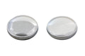 Gas cap set chrome for Harley-Davidson Shovelhead 1973-1982