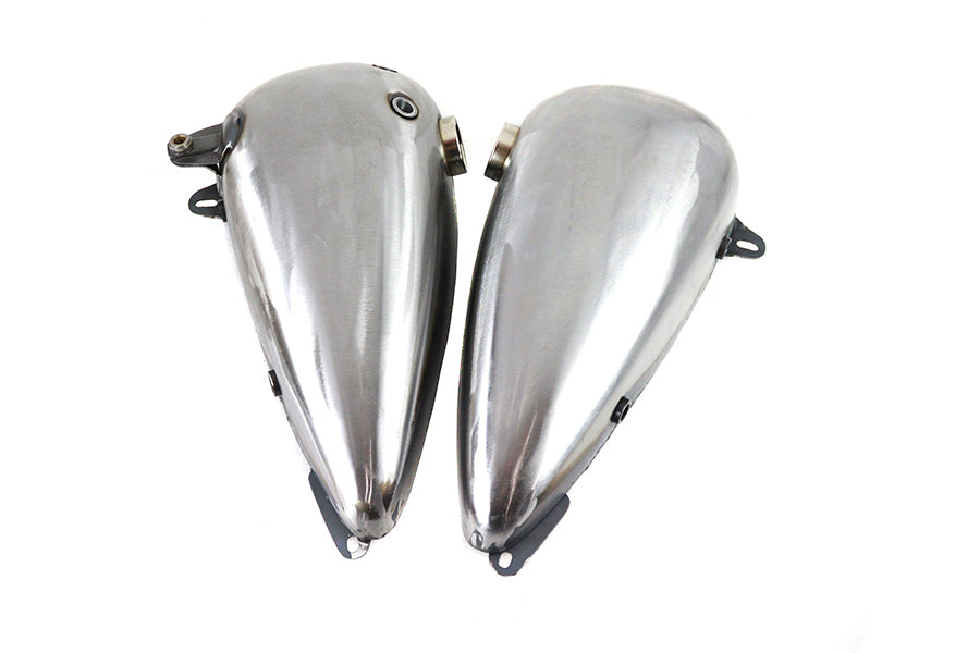 3 Gallon Gas Tank Set For Harley-Davidson Flathead WR 45" 1936-1952