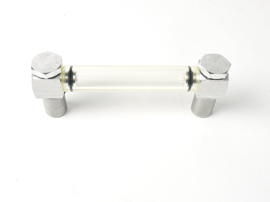 6" Transparent Fuel Tank Sight Tube For Custom Motorcycles