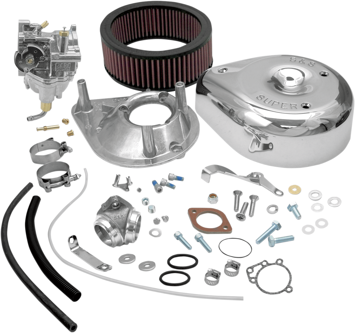 S&S 1-7/8" Super E Carburetor Kit For Harley-Davidson Shovelhead 1979-1984