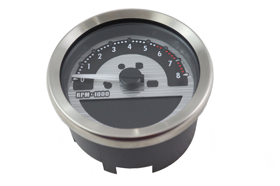 Silver 3-5/8" electronic speedometer for Harley-Davidson 2011-2022