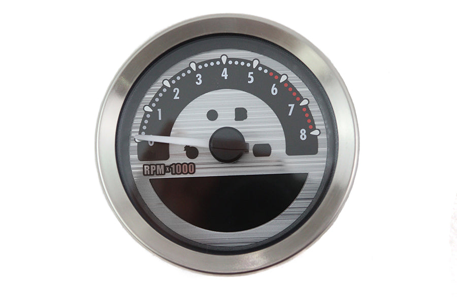 Silver 3-5/8" electronic speedometer for Harley-Davidson 2011-2022