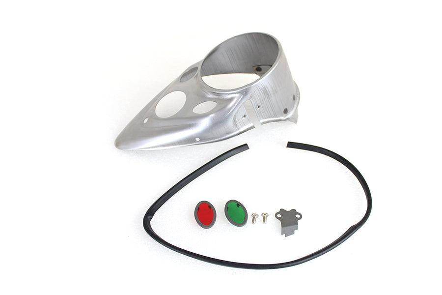 Raw Oiled Dash Panel For Harley-Davidson 1939-1946