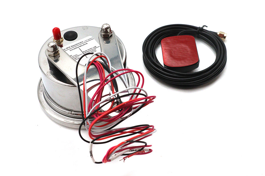 85mm GPS speedometer chrome universal for motorcycle