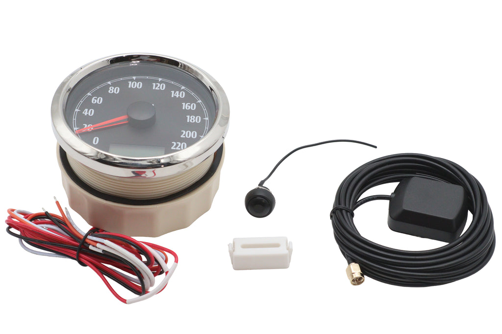 85mm GPS speedometer black for Harley-Davidson